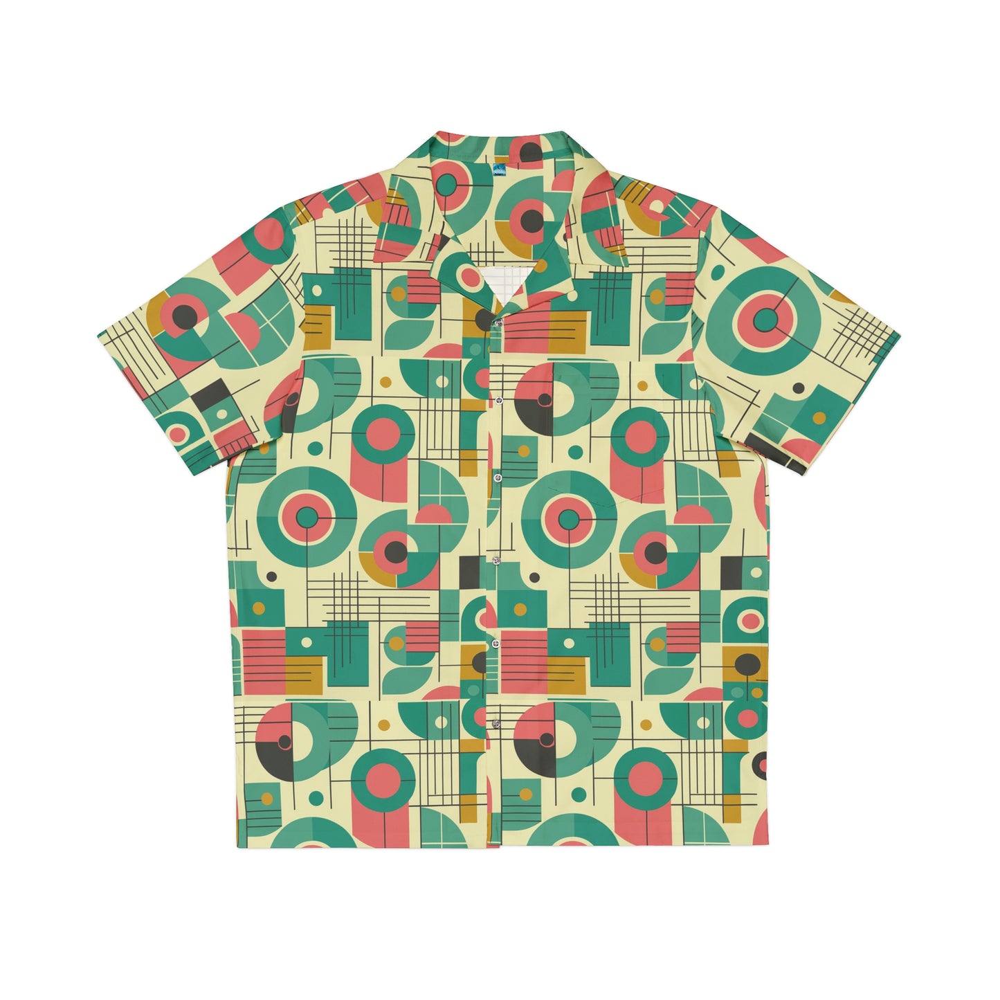 Atomic Vibes Hawaiian Shirt – Mid-Century Modern Print