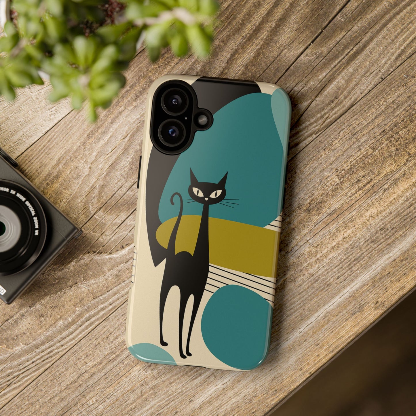 Atomic Cool Cat Phone Case