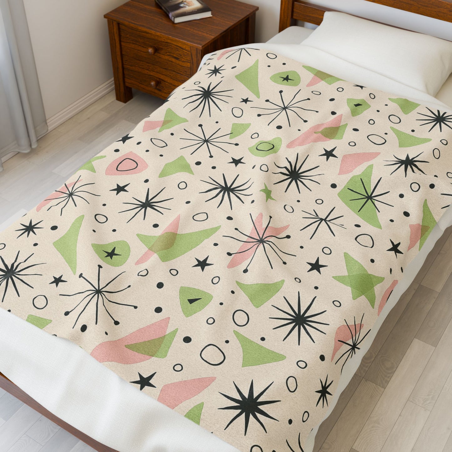 Atomic Bloom Retro Throw