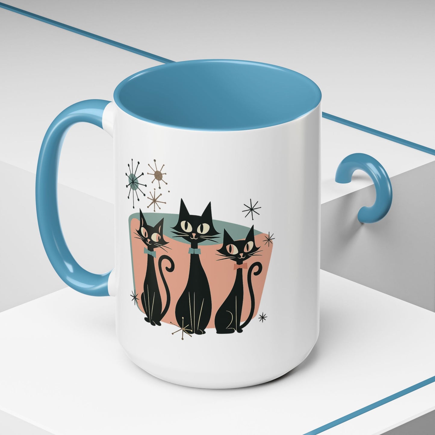 Atomic Cats Ceramic Mug