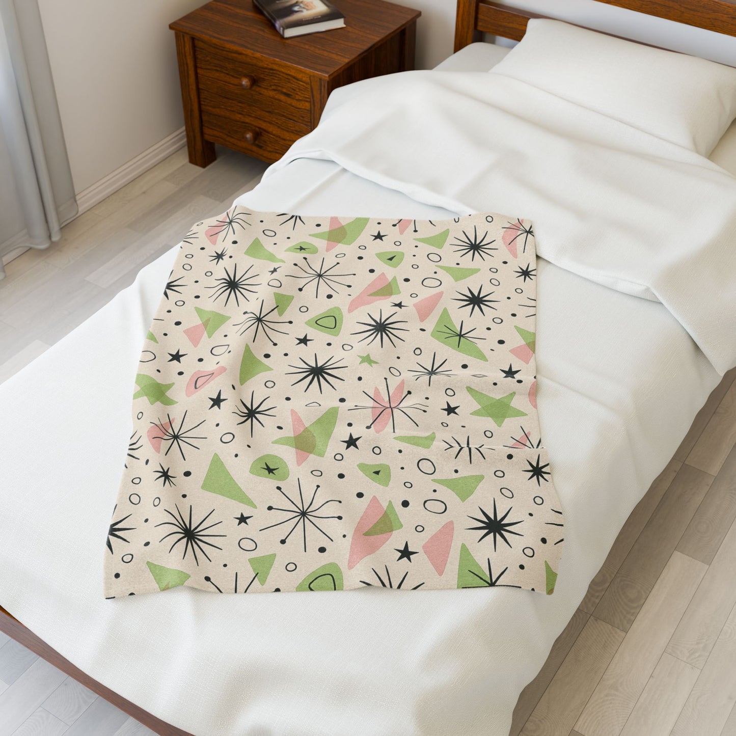 Atomic Bloom Retro Throw