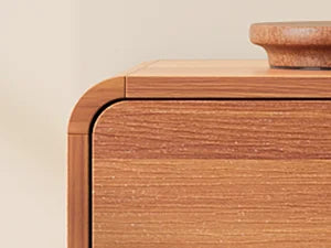 Mid-Century Modern 6 Drawer Dresser – Storage Chest with Metal Handles