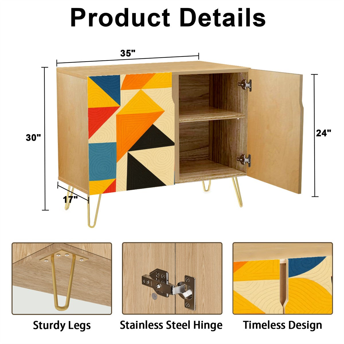 Atomic Angles Cabinet