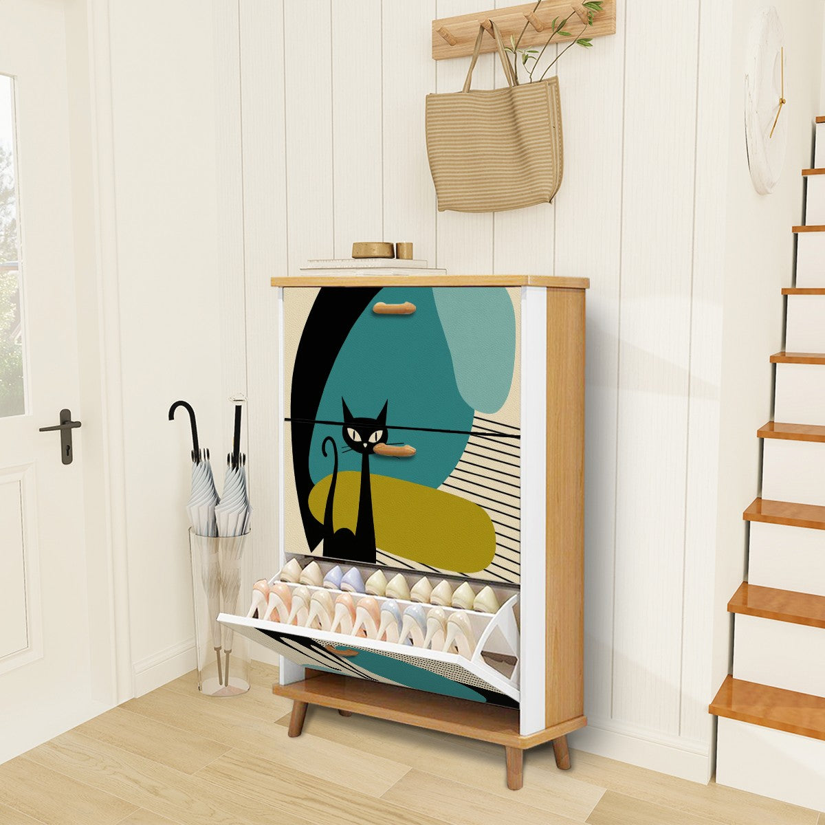 Cool Cat Mid-Mod Storage