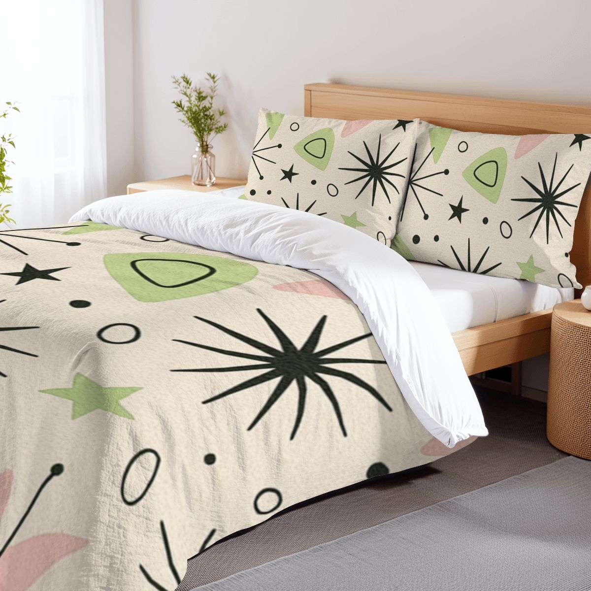 Atomic Starburst Dreams Duvet Cover Set