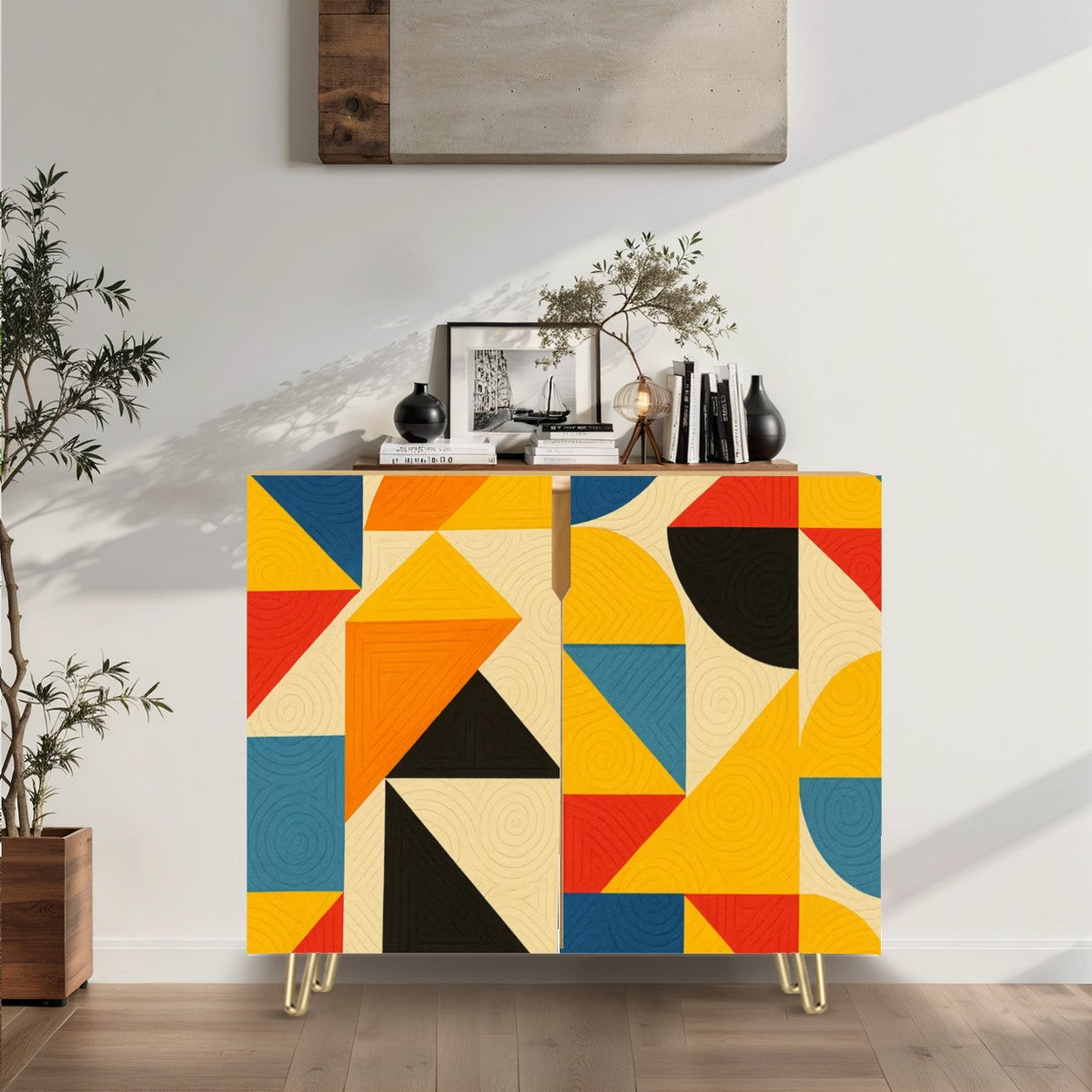 Atomic Angles Cabinet