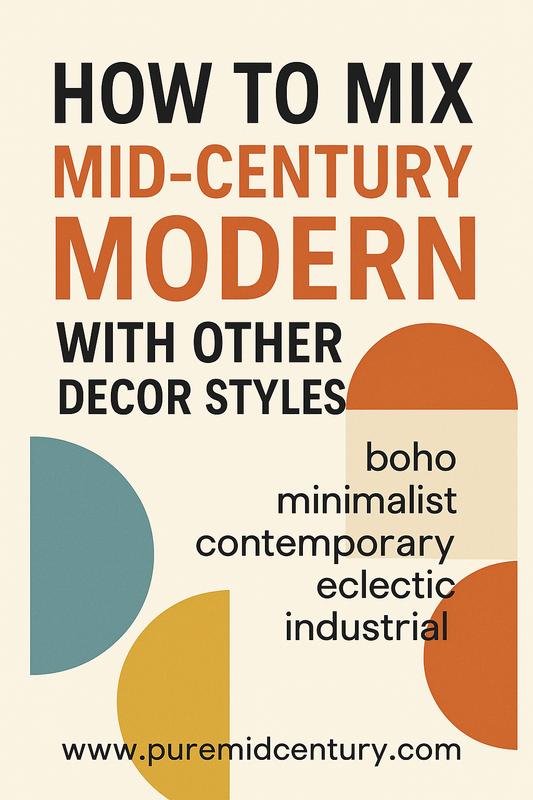 How to Mix Mid-Century Modern with Other Decor Styles (Boho, Minimalist, etc.)