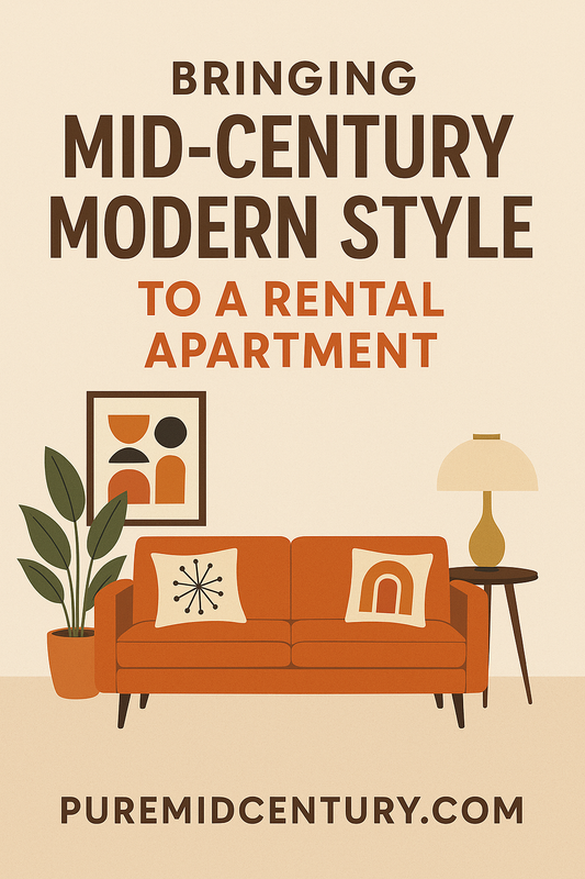 Bringing Mid-Century Modern Style to a Rental Apartment
