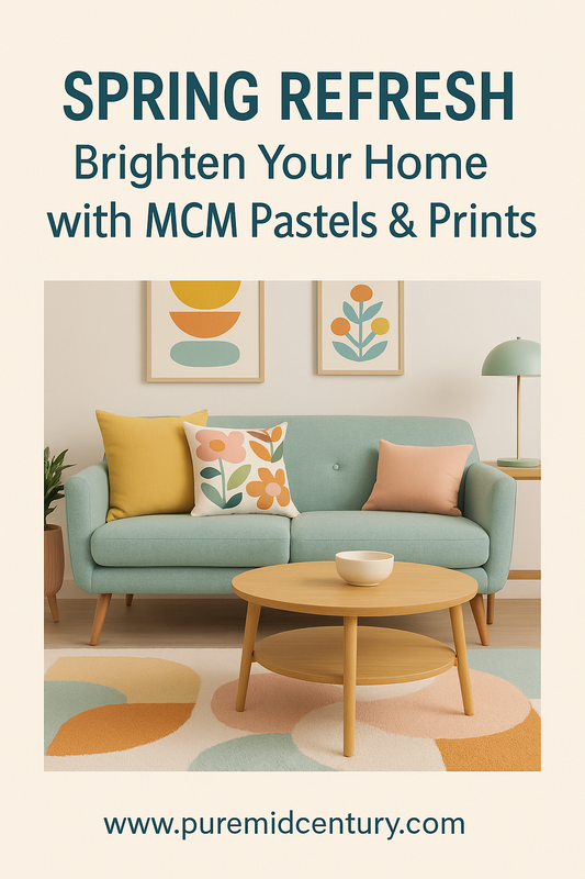Spring Refresh: Brighten Your Home with MCM Pastels &amp; Prints