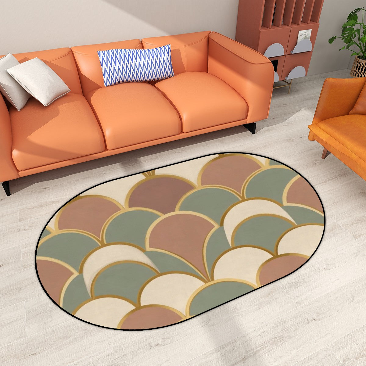 The "Racetrack" Oval Accent Rug