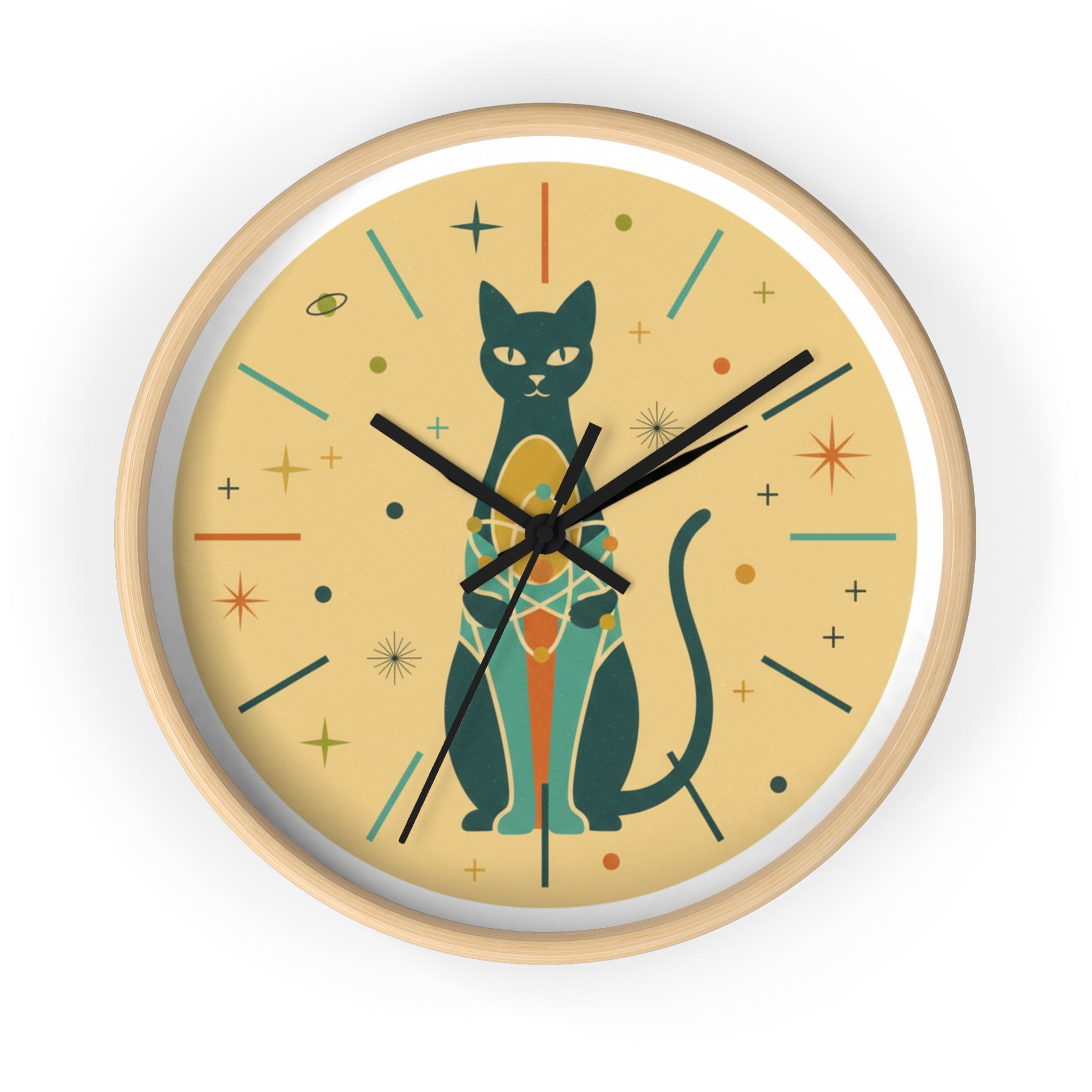 The Atomic Feline Wall Clock