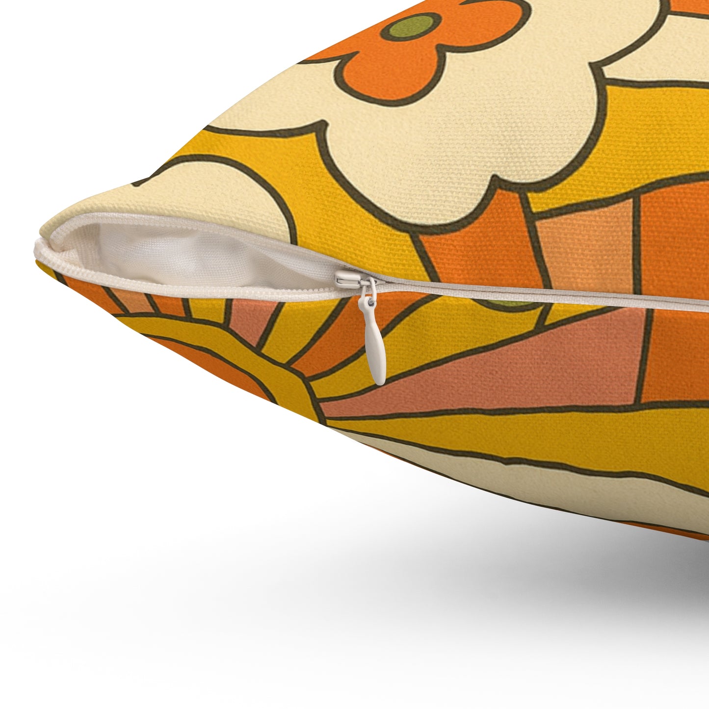 Groovy Bloom Burst Pillow