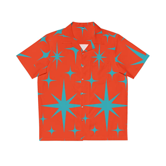 Vibrant Starburst Men's Hawaiian Shirt - Perfect for Summer, Parties & Vacations