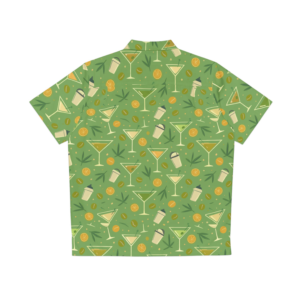 Tropical Cocktail Men's Hawaiian Shirt – Perfect for Summer Parties and Vacations