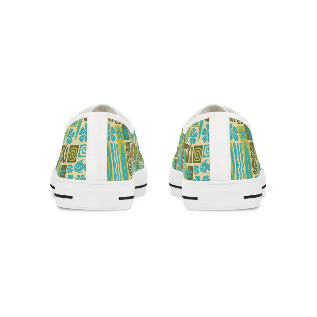 Retro Tiki Canvas Sneakers