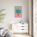 Desert Botanical No. 1: The Agave — Framed Canvas