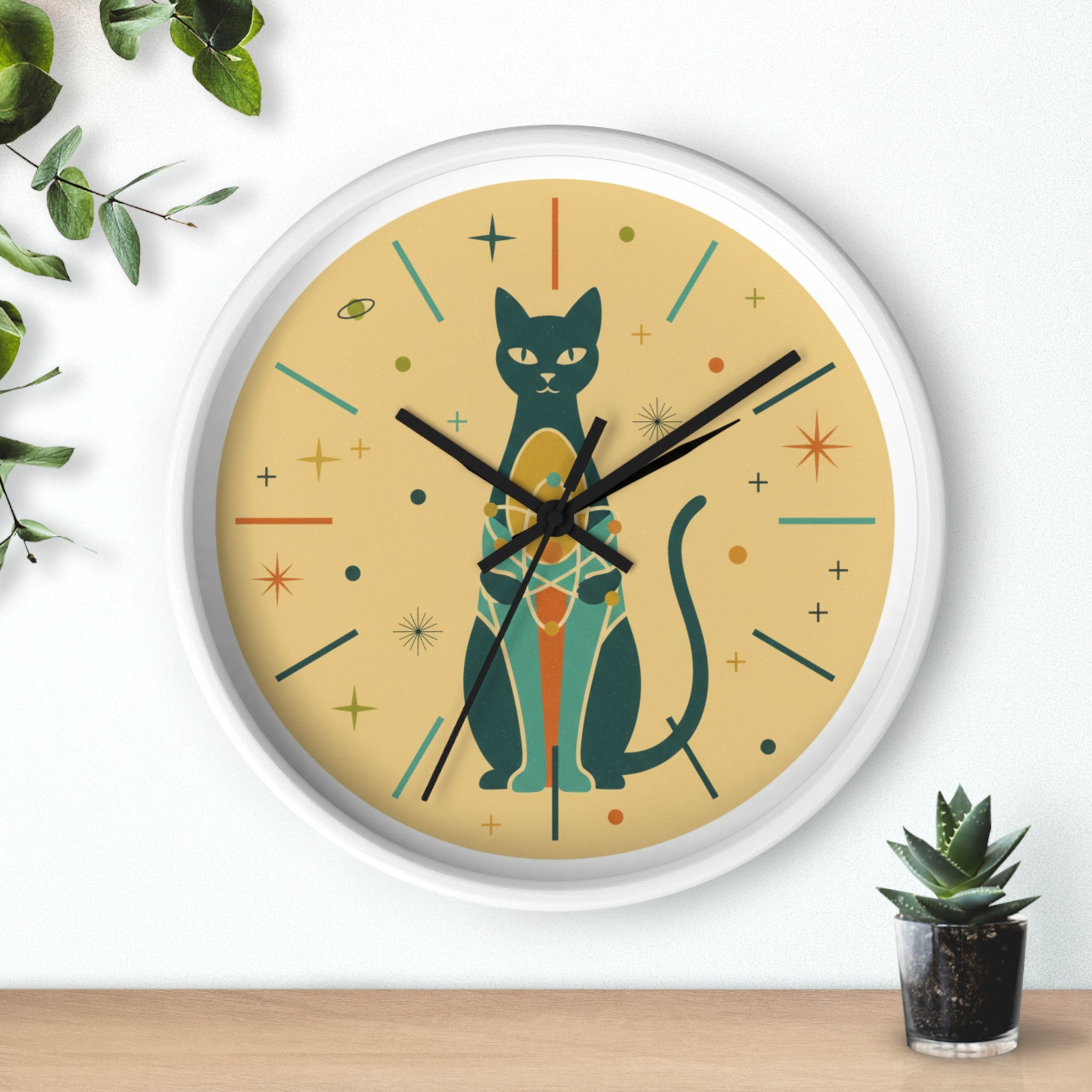 The Atomic Feline Wall Clock