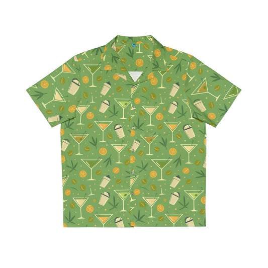 Tropical Cocktail Men's Hawaiian Shirt – Perfect for Summer Parties and Vacations