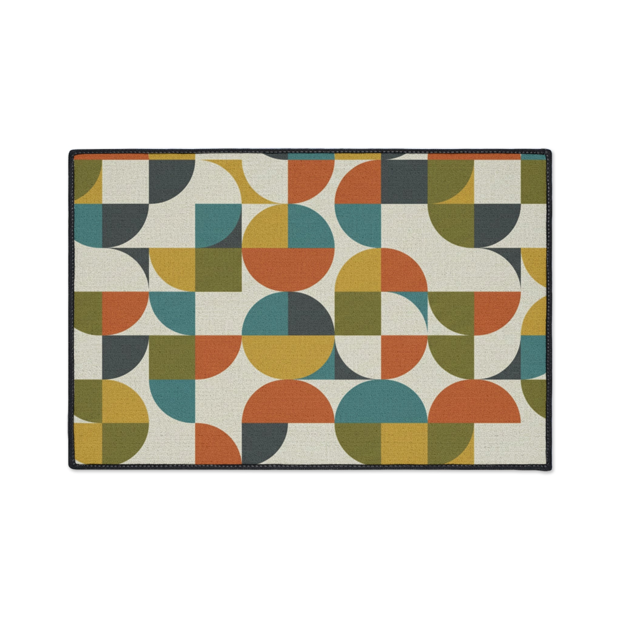 Bauhaus Bath Mat | Mid-Century Modern Floor Mat Scandi Design