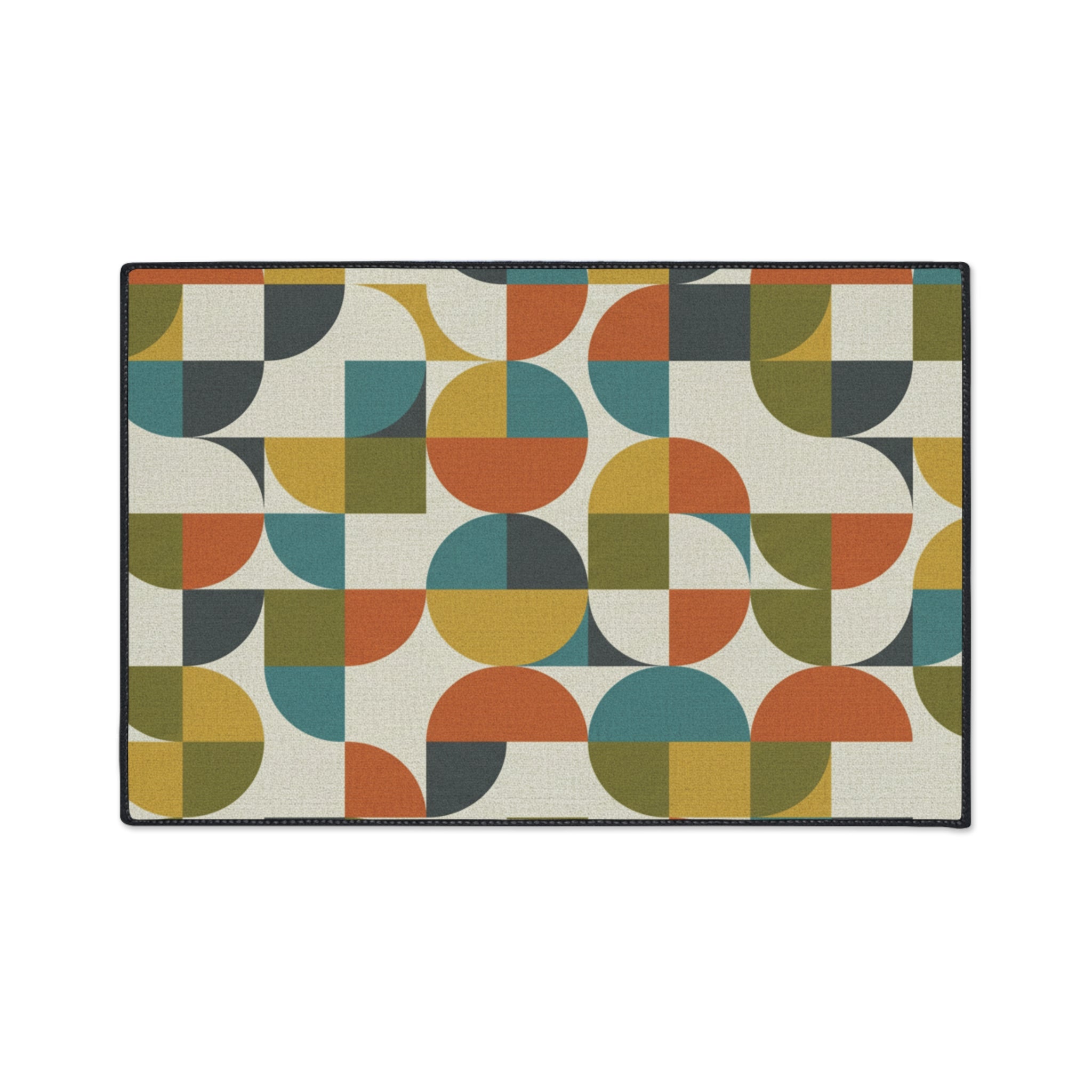 Bauhaus Bath Mat | Mid-Century Modern Floor Mat Scandi Design