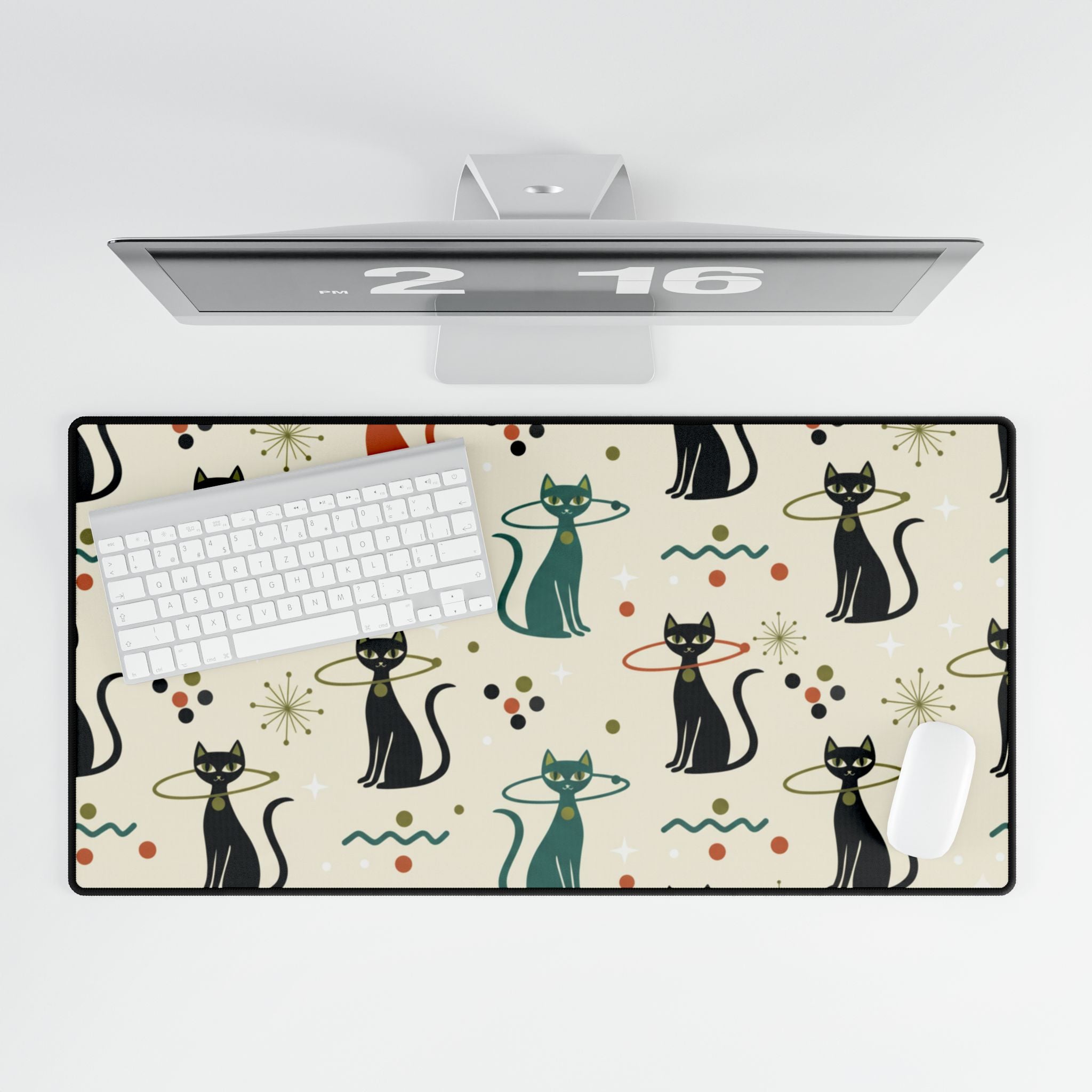The Atomic Cat Desk Mat