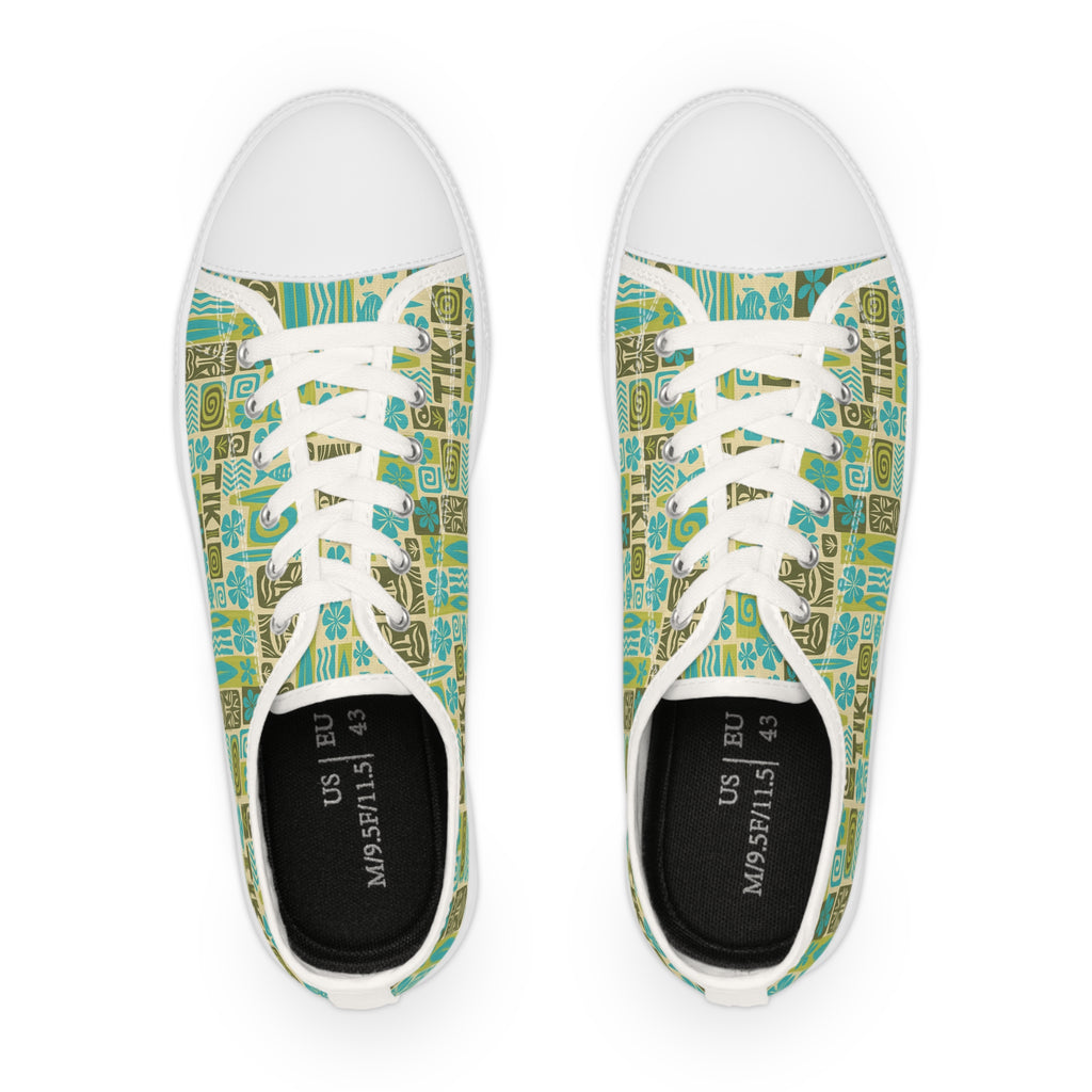 Retro Tiki Canvas Sneakers