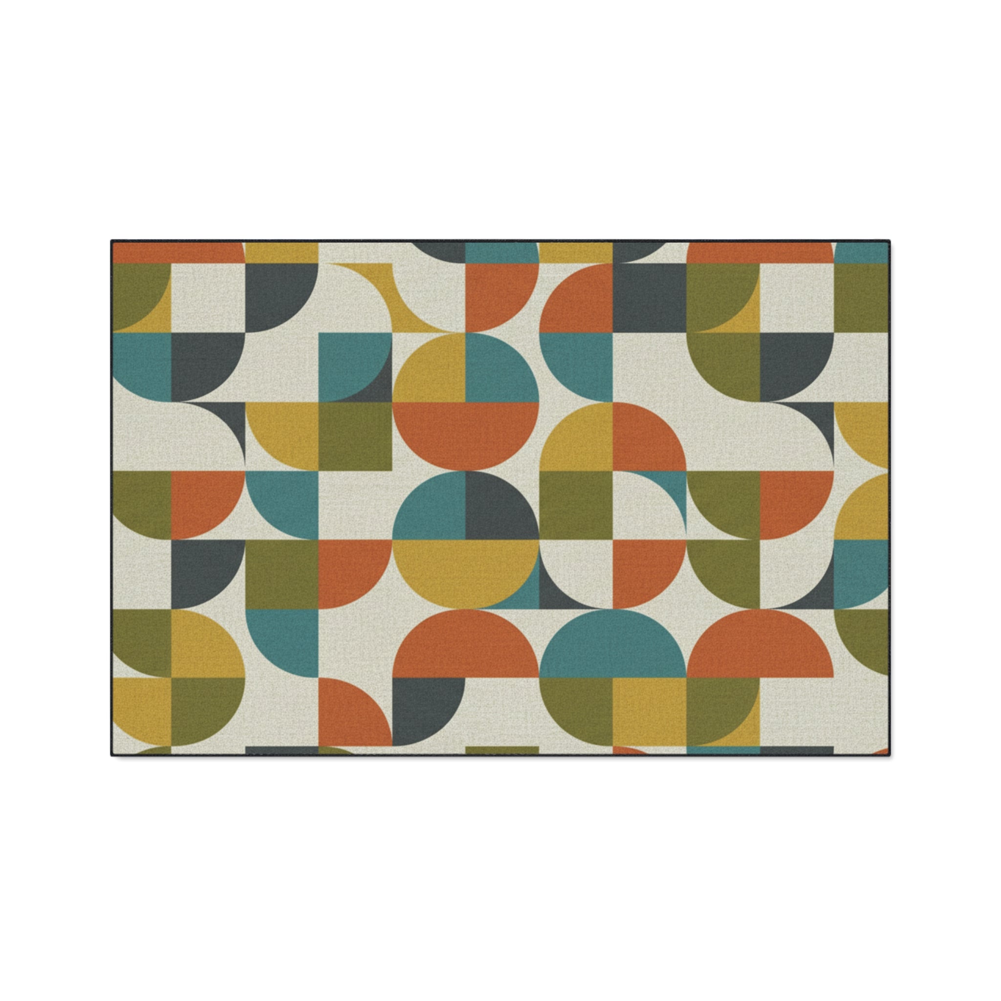Bauhaus Bath Mat | Mid-Century Modern Floor Mat Scandi Design