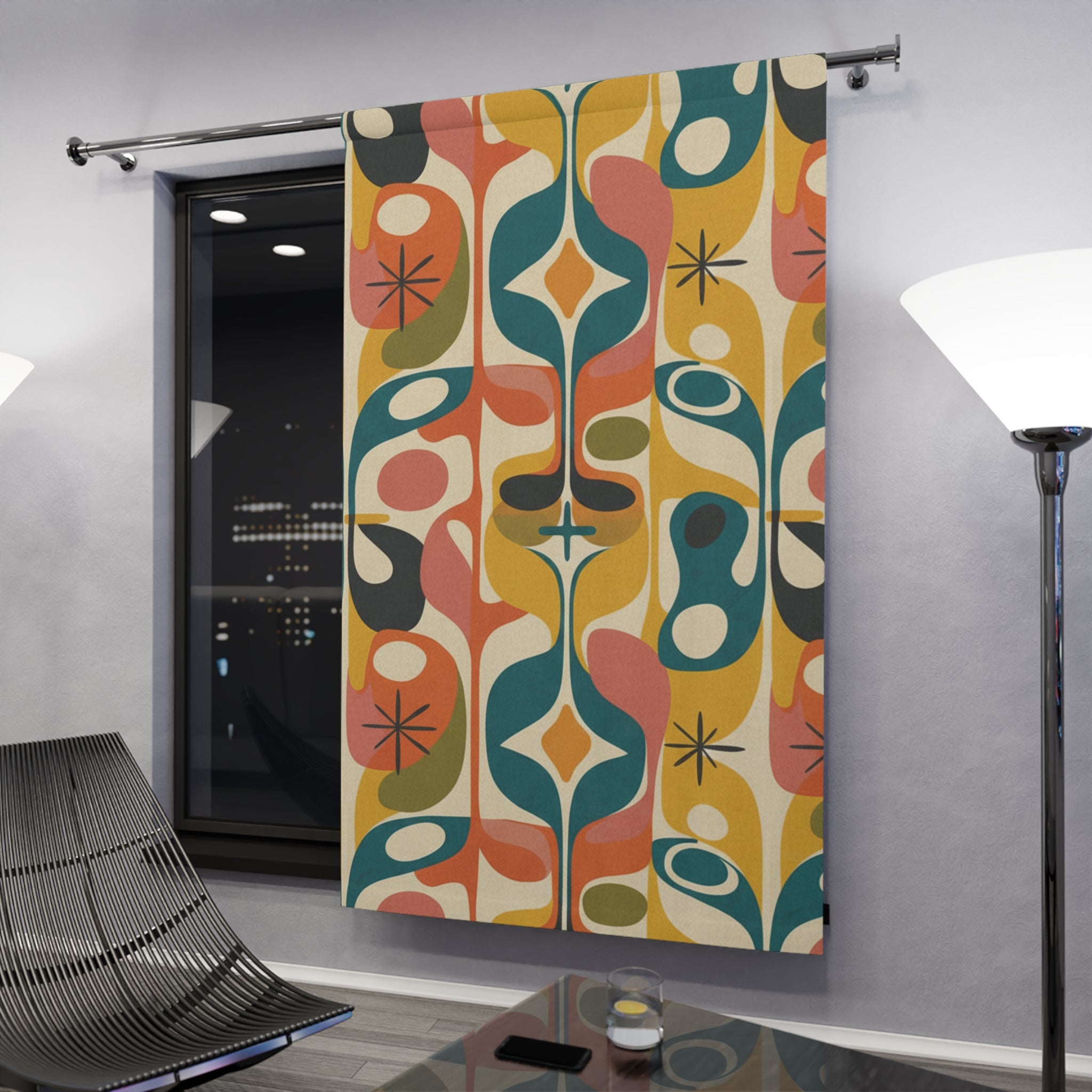 The Atomic Bloom Blackout Curtain (Single Panel)