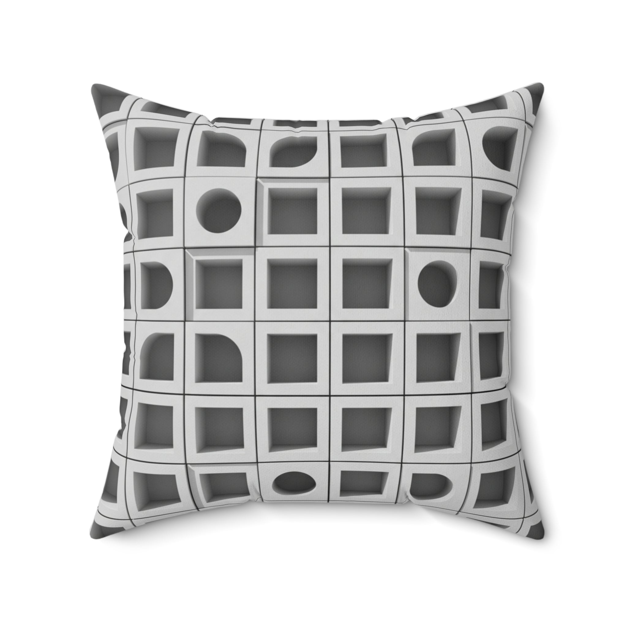 The Palm Springs Breeze Block Pillow — Architectural 3D Print