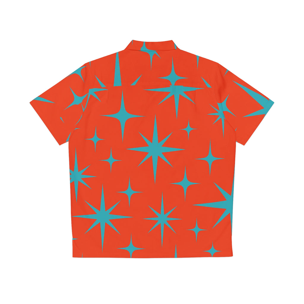Vibrant Starburst Men's Hawaiian Shirt - Perfect for Summer, Parties & Vacations
