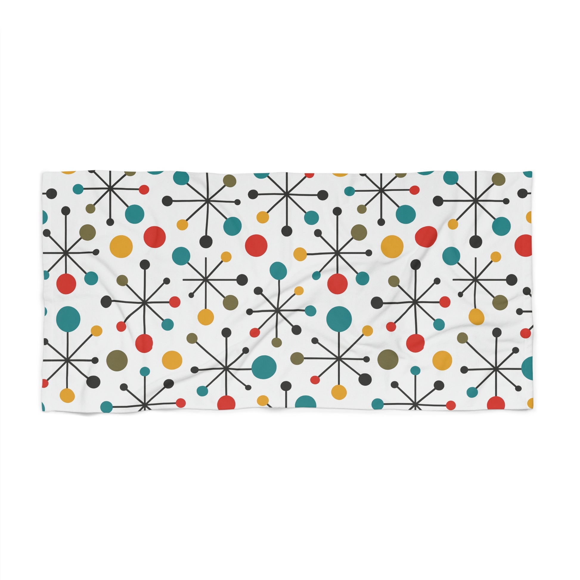 Atomic Pop Mid-Century Beach Towel – Limited Edition