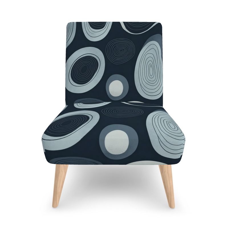 The "Orbit" Occasional Chair | Midnight & Slate
