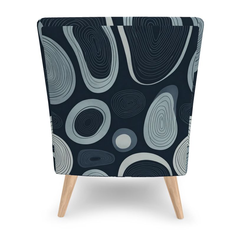 The "Orbit" Occasional Chair | Midnight & Slate