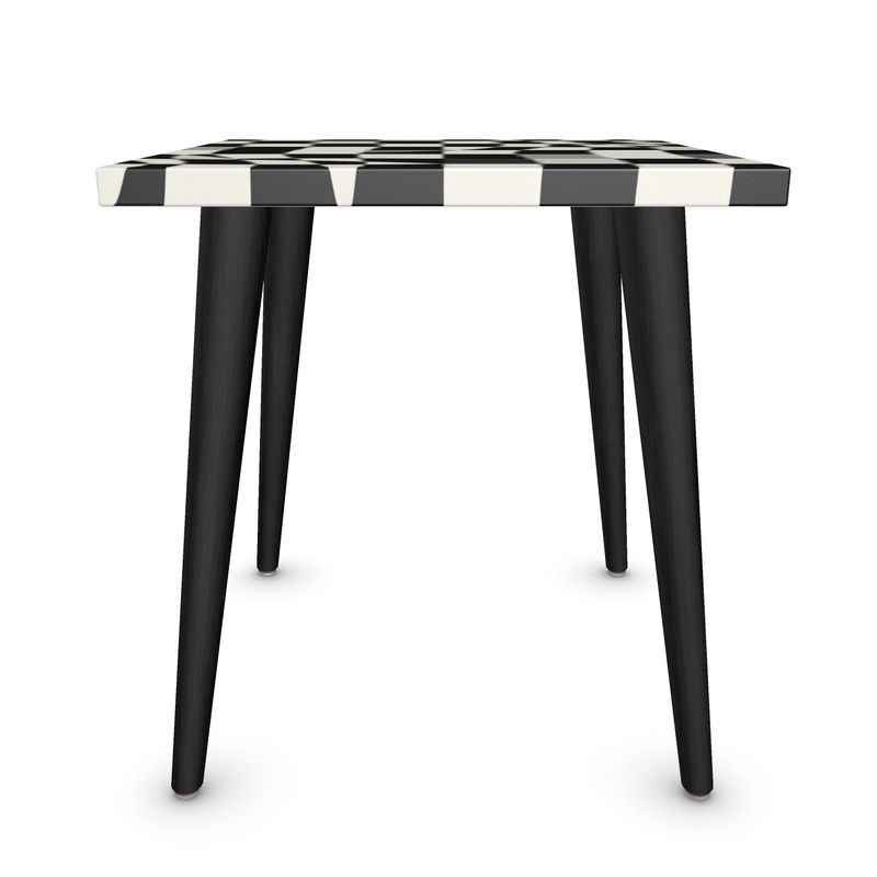 The "Op Art" Side Table | Monochrome Mod
