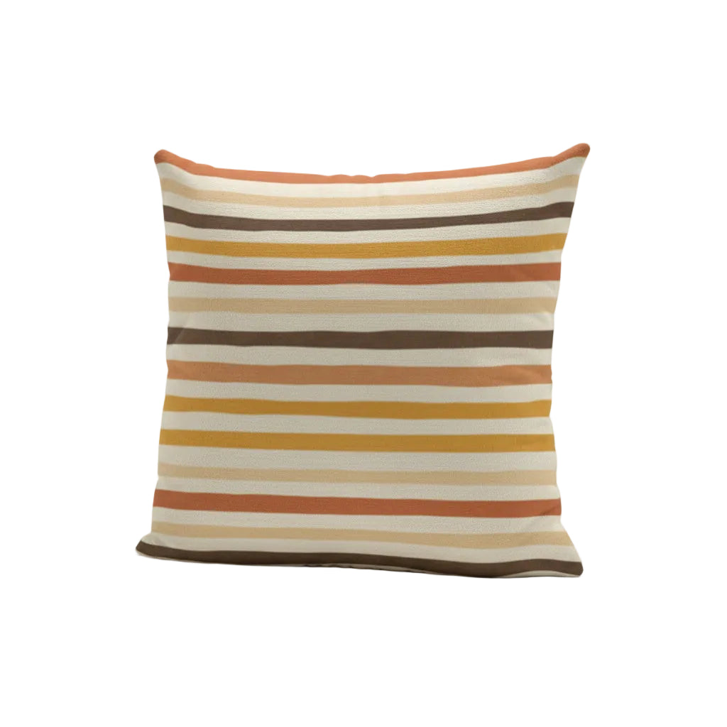 Mid-Century Modern Throw Pillow with Insert – All-Over Print, White