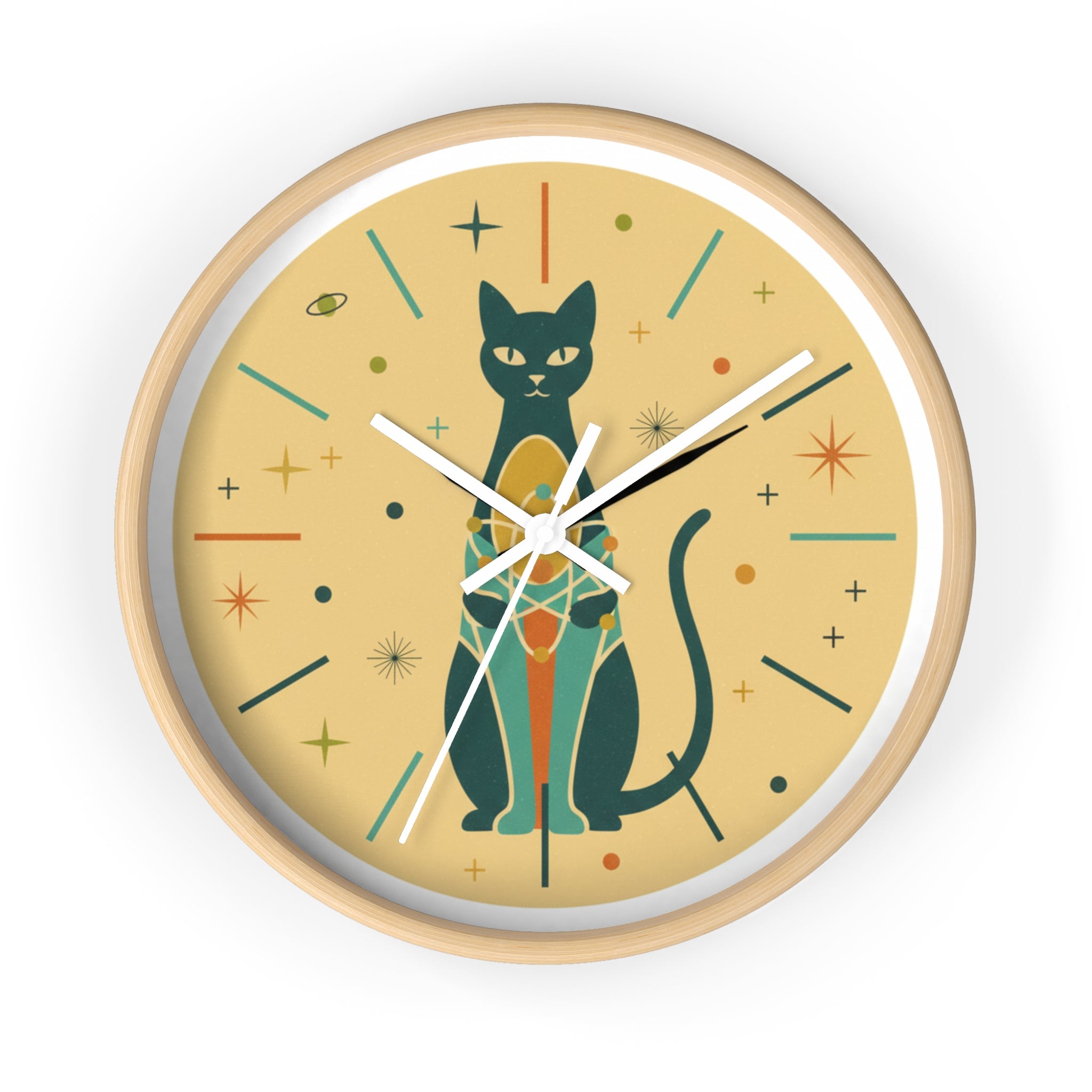 The Atomic Feline Wall Clock