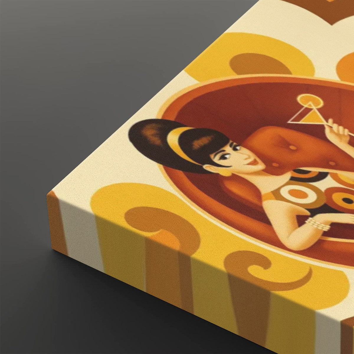 Groovy Lounge Babe Canvas Art – Made in USA