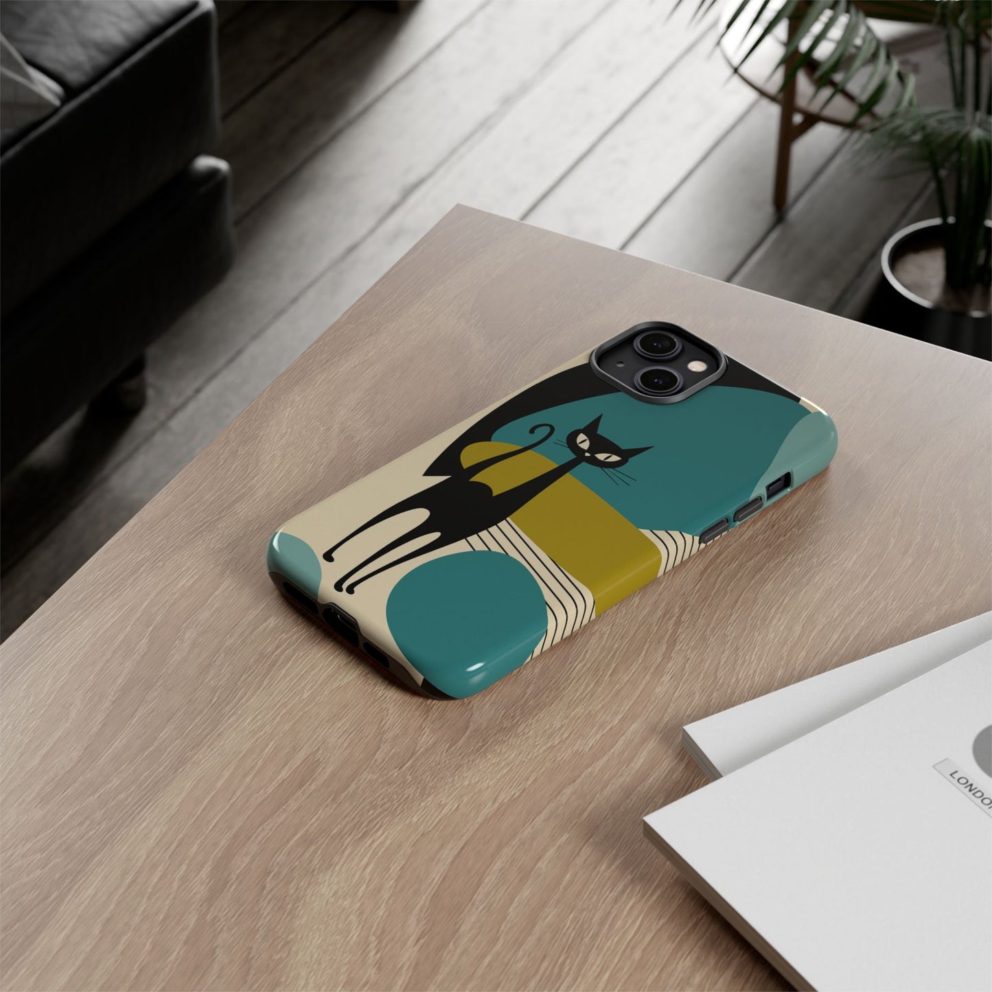 Atomic Cool Cat Phone Case