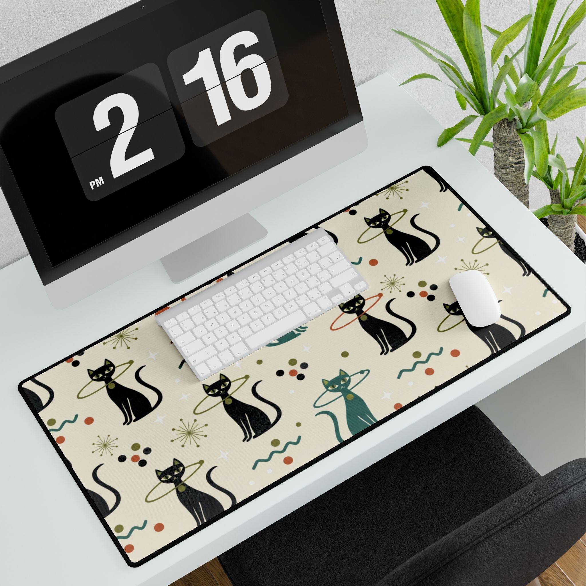 The Atomic Cat Desk Mat