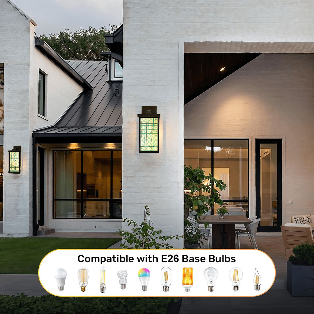 The "Palm Springs Block" Architectural Wall Sconce