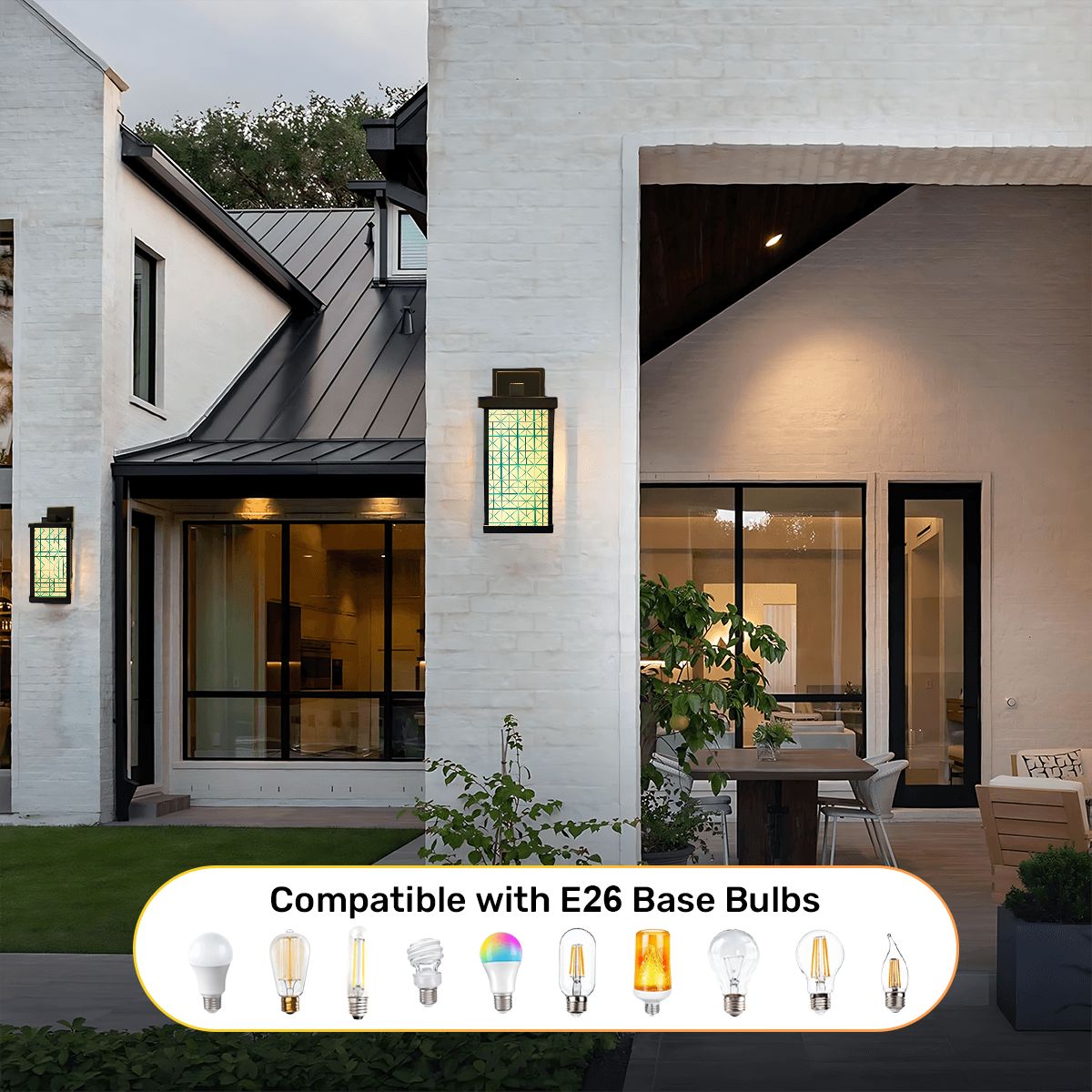 The "Palm Springs Block" Architectural Wall Sconce