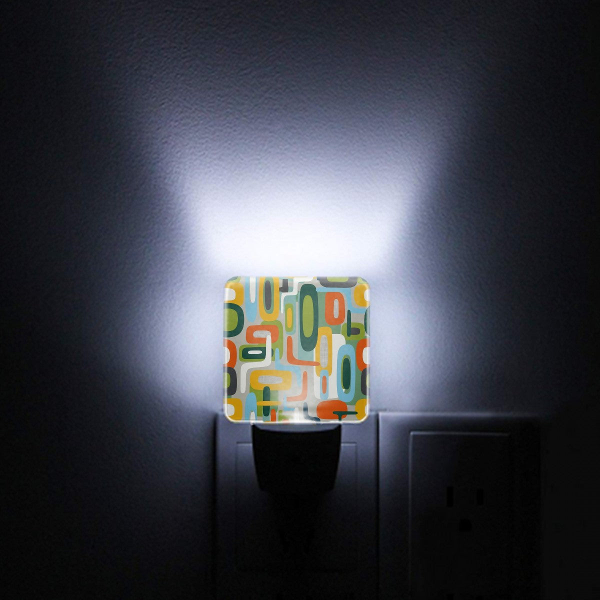 Mid‑Century Teardrop LED Night Light — Set of 2