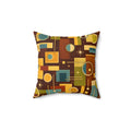 Atomic Era Geometric Throw Pillow