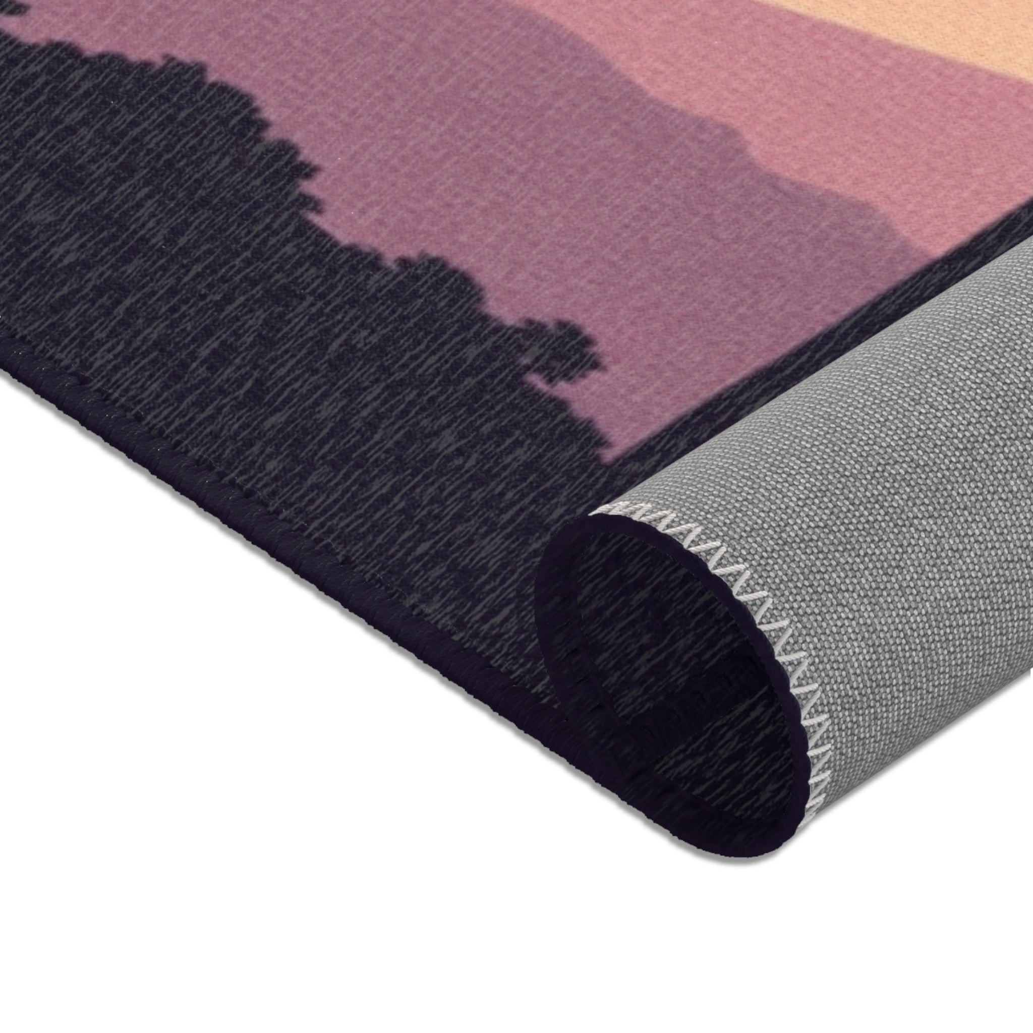 The Desert Dusk Area Rug — Palm Springs Sunset (Chenille)