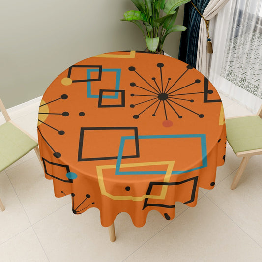Atomic Pop Round Tablecloth