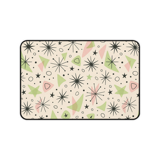 Retro Geometric Desk Mat