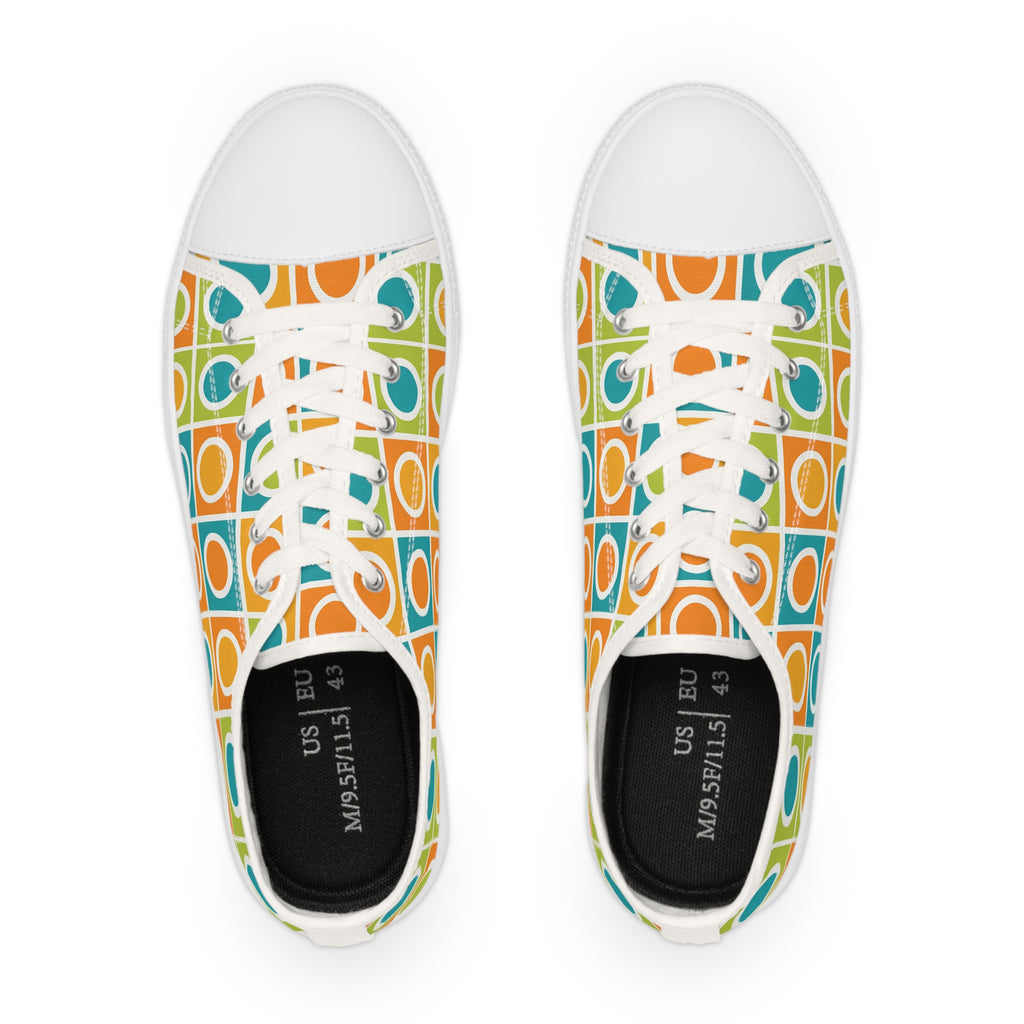 Mid-Century Geo Pop Sneakers