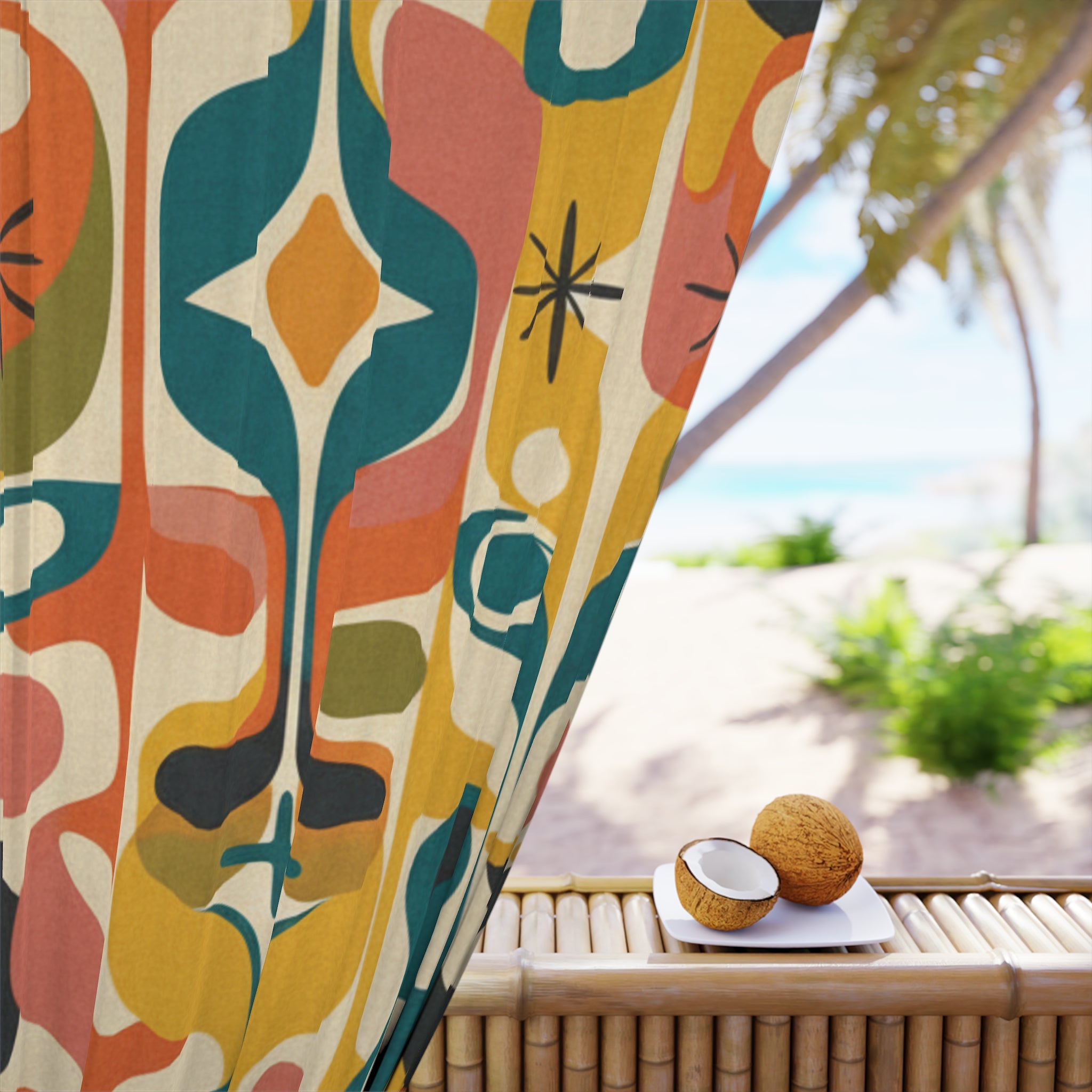 The Atomic Bloom Blackout Curtain (Single Panel)