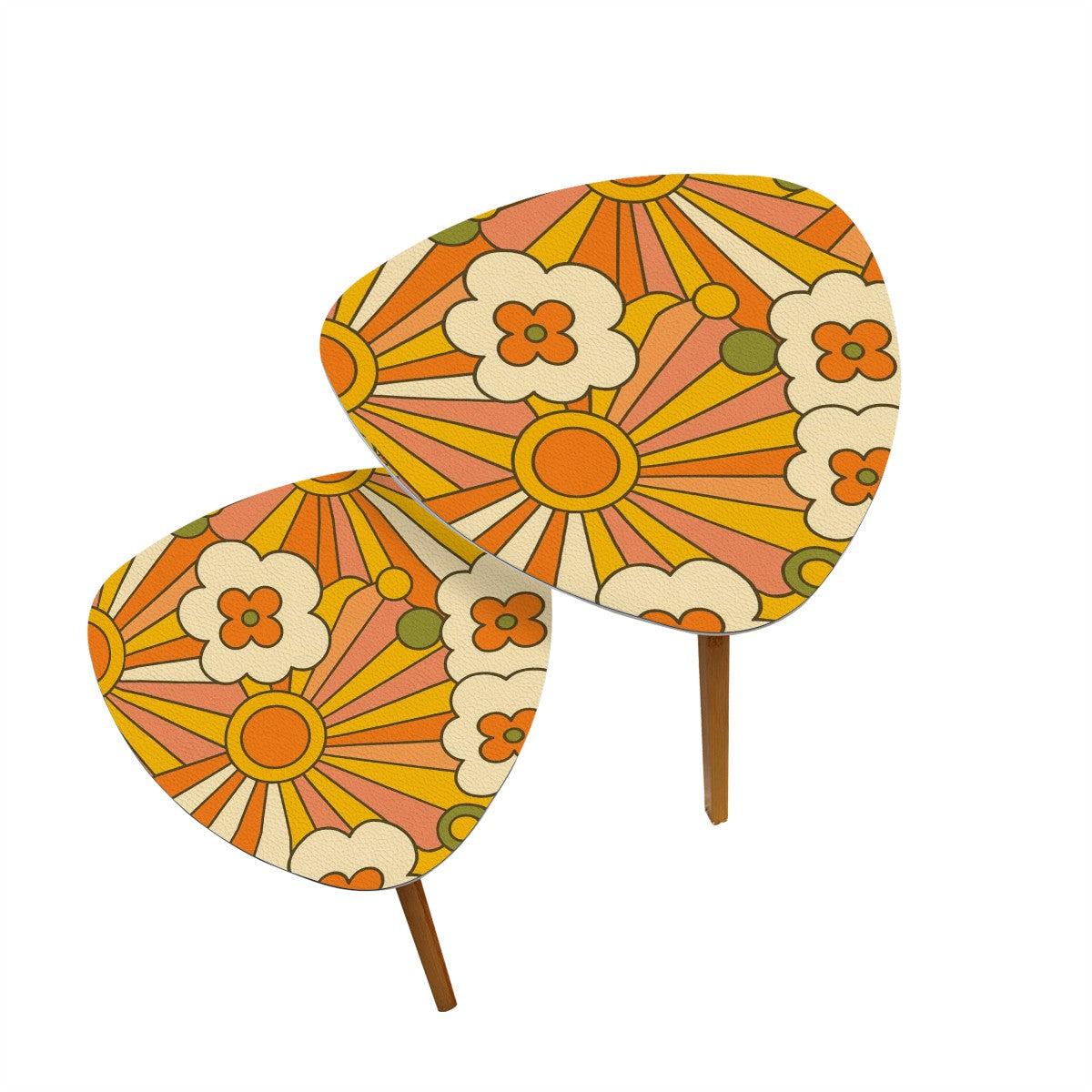Sunburst Bloom Nesting Tables