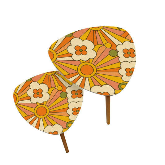 Sunburst Bloom Nesting Tables